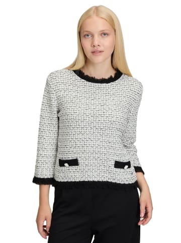 BETTY & CO Pullover in ecru schwarz - 0001