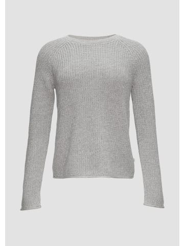 QS Strickpullover in 9400_grau meliert