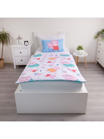 Peppa Pig Peppa Pig Bettwäsche-Set für Kinderbett 100x135 cm + 40x60 cm in Rosa
