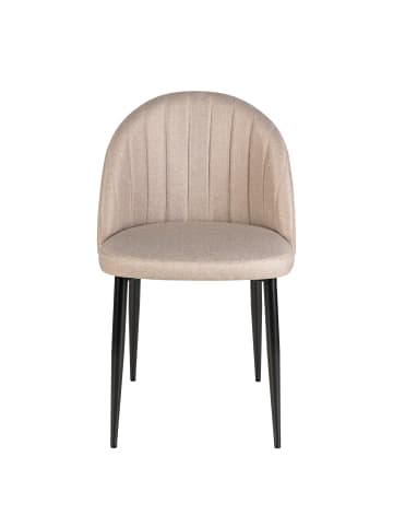 home24 Polsterstuhl Jacklin V (2er-Set) in Beige