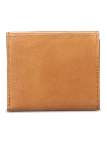 Jost Rana Geldbörse RFID Schutz Leder 12 cm in cognac