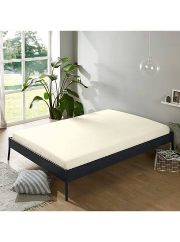 Erwin Müller Frottee Spannbettlaken Füssen in natur