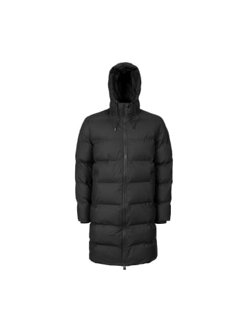 RAINS Steppjacke Alta Longer Puffer Jacket W3T3 in schwarz
