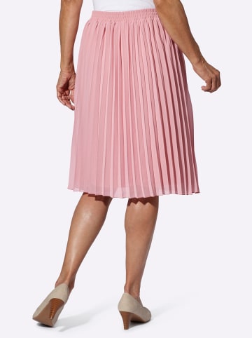 Sieh an! Plissee-Rock in hortensie