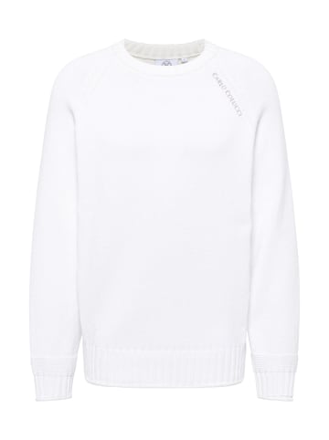 Carlo Colucci Strickpullover Divina in Weiß