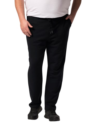 Men Plus Lange Sweathose in schwarz