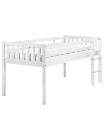 Beliani Einzelbett PEIPIN in Weiß - (W) 98 x (H) 99 x (L) 210 cm