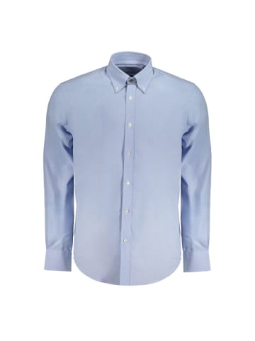 HARMONT & BLAINE Hellblaues Bio-Baumwollhemd