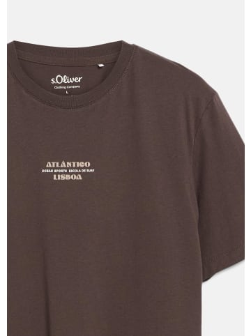 s.Oliver T-Shirt in 89D1_dunkelbraun
