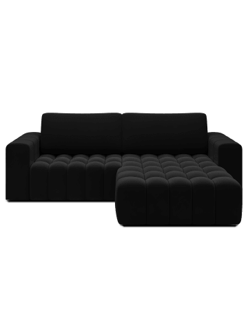 MF Design Bonita Recamiere Rechts in Schwarz -  (L) 175 x (B) 250 x (H) 92 cm