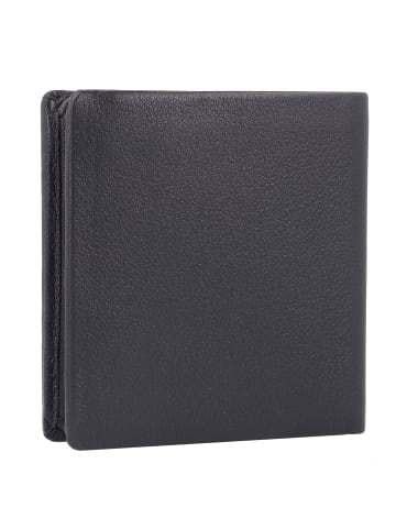 Braun Büffel Hannes Geldbörse RFID Schutz Leder 9.5 cm in navy