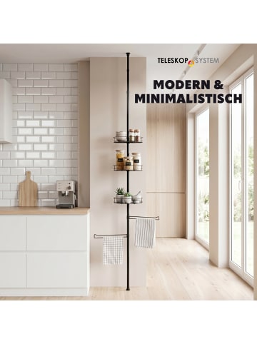 bremermann Teleskop-Küchenregal ca. 140 bis 290 cm (B/H/T)