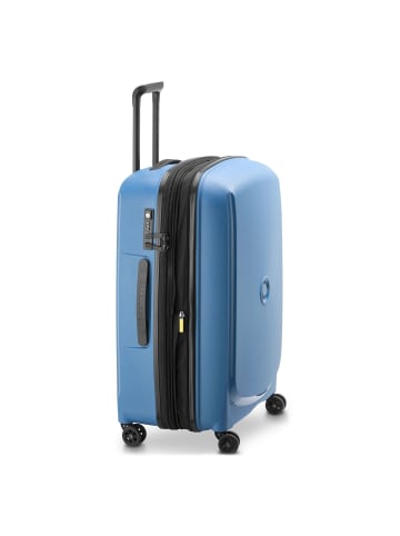 Delsey Belmont Plus 4 Rollen Trolley M 71 cm in zink blau