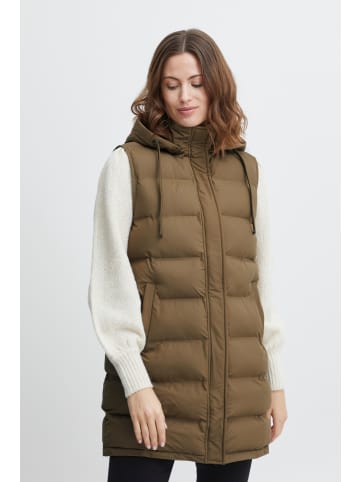 Fransa FRBAFAB 1 Waistcoat Loose fit in Military Olive