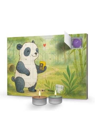 Mr. & Mrs. Panda adventskalender mit kerzen Panda Geocaching Des... in Weiß