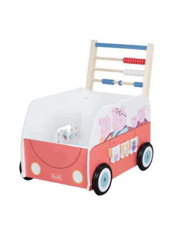 roba Holz-Schiebebus Peppa Pig – Lauflernhilfe & Puppenwagen, ab 12 Monaten