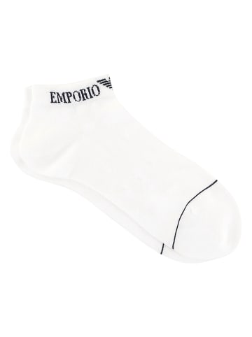 Emporio Armani 3er Pack Sneakersocken in Weiß