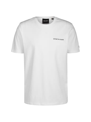 Lyle & Scott T-Shirt Embroidered in weiß