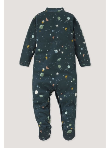 Hessnatur Schlafoverall in dunkles petrol