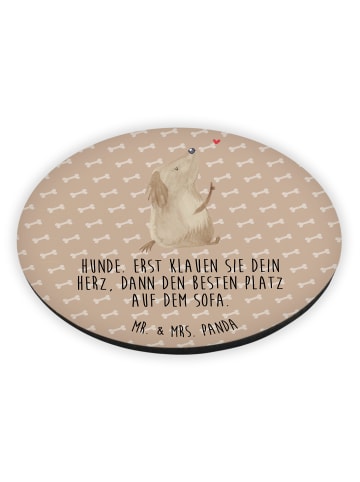 Mr. & Mrs. Panda Rund Magnet Hund Liebe mit Spruch in Hundeglück
