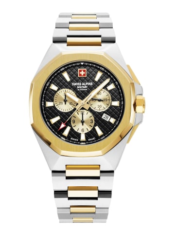 Swiss Alpine Military by Grovana Analoguhr für Herren in Schwarz