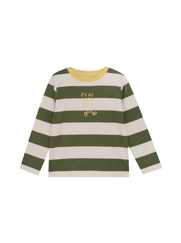 Minymo Longsleeve MIT-shirt LS Y/D in Grün