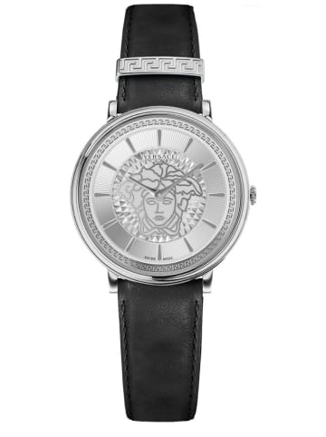Versace Analoguhr für Damen in silber