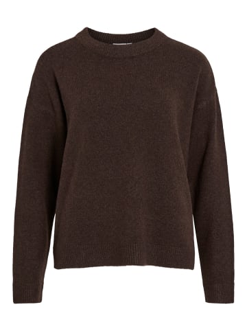 Vila Strickpullover in Coffee Bean