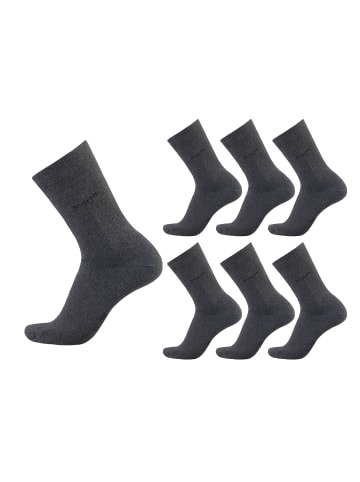 Bugatti 6er Pack halbhohe Businesssocken  in anthrazit