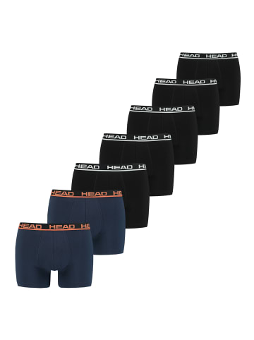HEAD Boxershorts 7 er Pack Boxer in 318 - black/orange