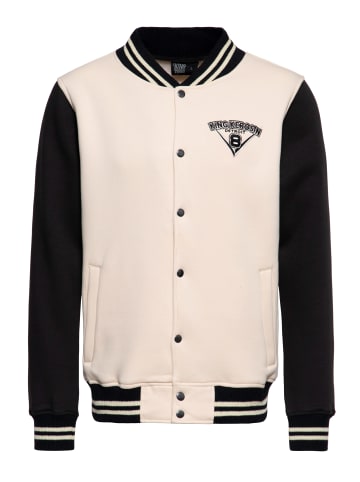 King Kerosin King Kerosin Collegejacke Speed Kings V8 in ecru