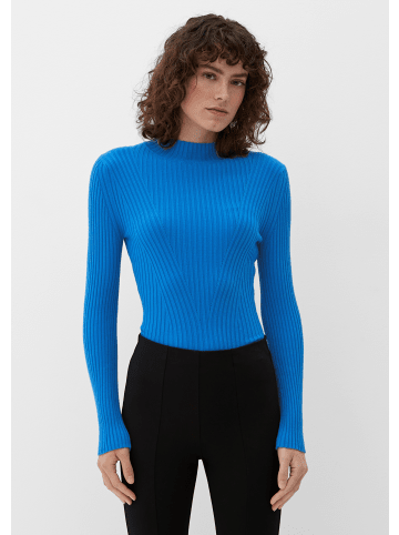 S. Oliver Strickpullover langarm in Blau