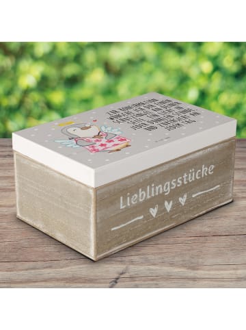 Mr. & Mrs. Panda fotobox Pinguin Konfirmation mit Spruch in Grau Pastell