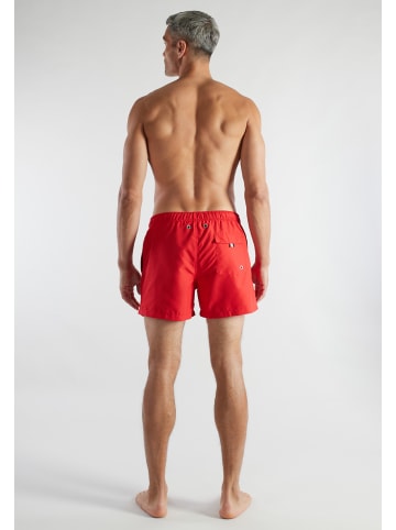 Bugatti Badeshorts Amalfi in rot-mittel-uni
