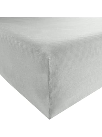 Erwin Müller Single-Jersey Spannbettlaken Regensburg in silber