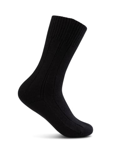 CASH-MERE.CH Kuschelsocken in Schwarz