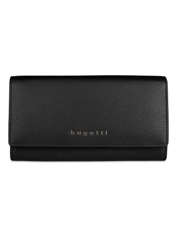 Bugatti Emilia Geldbörse RFID Schutz Leder 18.5 cm schwarz