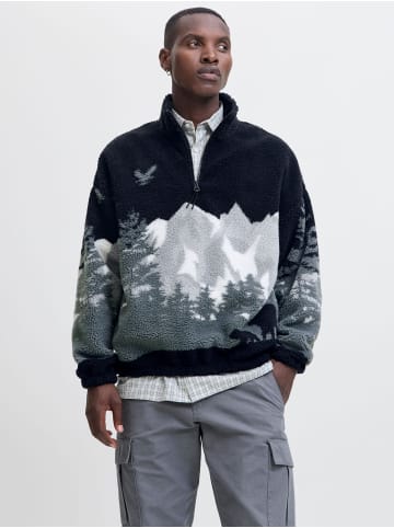 Jack & Jones Fleece Sweatshirt in Navy Blazer