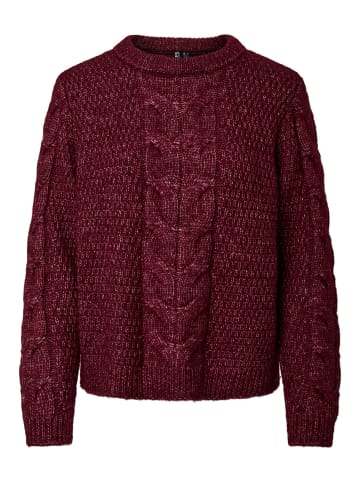 Pieces Pullover in Tawny Port