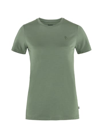 FJÄLLRÄVEN T-Shirt Abisko Wool SS in Khaki