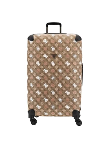 Guess Eliette 28 IN - 4-Rollen-Trolley 70 cm L in latte logo multi