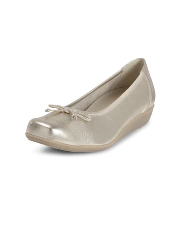 VITAFORM Hirschleder Ballerinas in gold