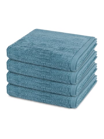Ross 4 X Handtuch im Set Premium in Petrol