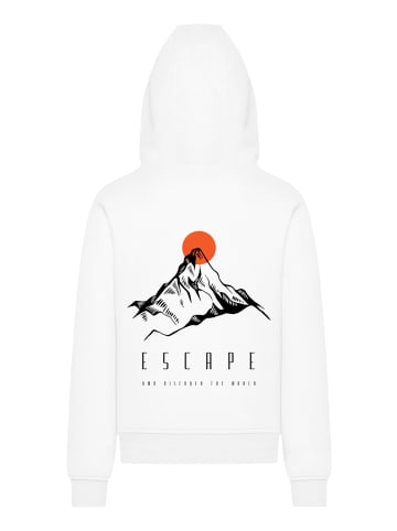 F4NT4STIC Hoodie Escape Discover the World Mountain in weiß
