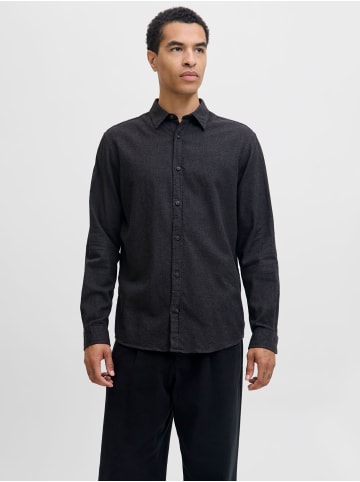 Jack & Jones Hemd in Dark Grey Melange