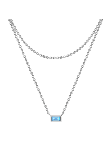 Glanzstücke München Halskette Sterling Silber Zirkonia in silber