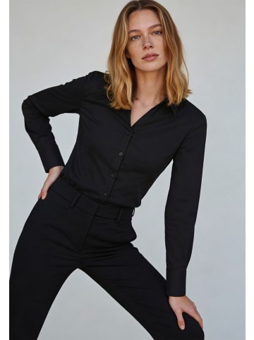 More & More klassische Business-Stretchbluse Billa in black