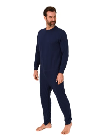 NORMANN Pflegeoverall langarm Reißverschluss Bein - 88538 in blau