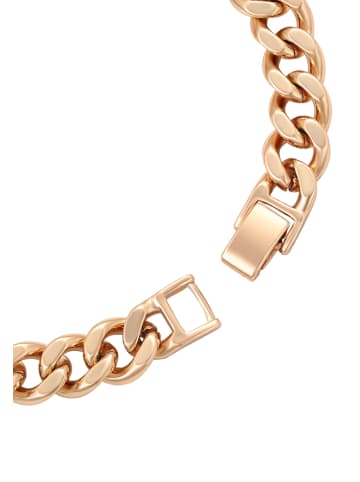 faina Women Curb Chain Link Bracelet in Rose Gold