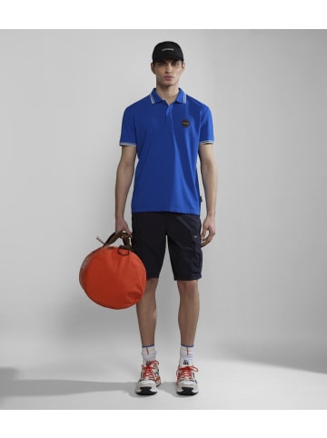 Napapijri Polo "E-Macas Ss" in Blau